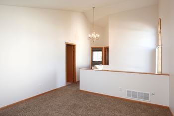 Vaulted 9 foot & 10 foot ceilings